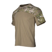 Cămăși de camuflaj pentru bărbați Tricou Cămașă tactică de luptă Îmbrăcăminte de vânătoare Topuri Îmbrăcăminte de antrenament Tricou Camo respirabil în aer liber