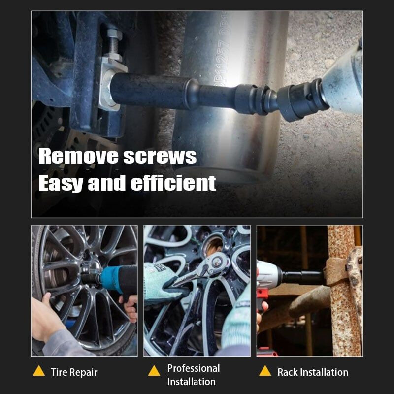 Vrhunski komplet okretnih udarnih nasadnih nasadnih nasadnica za 360 stupnjeva rotirajućih fleksibilnih okretnih navlaka Set zračnih okretnih navlaka