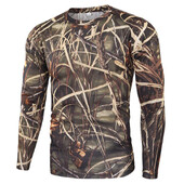 Taktička kamuflažna kamuflažna majica kratkih rukava Muška prozračna brzosušiva majica dugih rukava za vanjske aktivnosti Sportska odjeća za planinarenje i lov