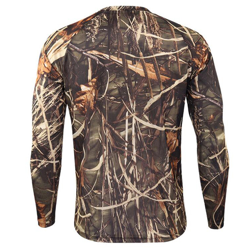 Taktička kamuflažna kamuflažna majica kratkih rukava Muška prozračna brzosušiva majica dugih rukava za vanjske aktivnosti Sportska odjeća za planinarenje i lov