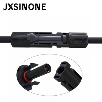 JXSINONE TUV Εγκρίθηκε 2 IN1 Solar Connector Φωτοβολταϊκός σύνδεσμος αρσενικό σε θηλυκό ηλιακός παράλληλος σύνδεσμος DIY Solar Kits System T10039