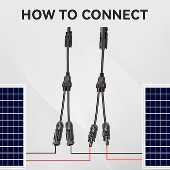 JXSINONE TUV Εγκρίθηκε 2 IN1 Solar Connector Φωτοβολταϊκός σύνδεσμος αρσενικό σε θηλυκό ηλιακός παράλληλος σύνδεσμος DIY Solar Kits System T10039