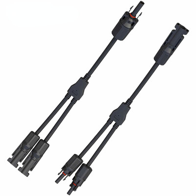 JXSINONE TUV apstiprināts 2 IN1 saules enerģijas savienotājs, PV savienotājs, vīrišķais–sieviešu saules enerģijas paralēlais savienotājs DIY saules bateriju komplektu sistēma T10039