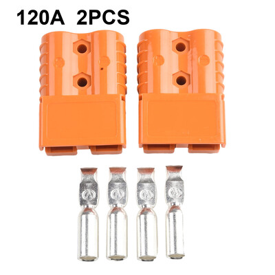 50A/120A 600V akkumulátor csatlakozó Anderson kábelterminálhoz targonca lakókocsi motorkerékpár akkumulátortöltő adapter tápcsatlakozója