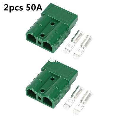 50A/120A 600V akkumulátor csatlakozó Anderson kábelterminálhoz targonca lakókocsi motorkerékpár akkumulátortöltő adapter tápcsatlakozója