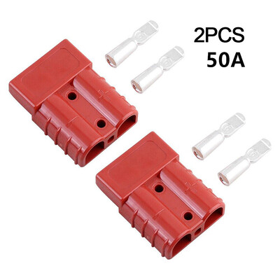 50A/120A 600V akkumulátor csatlakozó Anderson kábelterminálhoz targonca lakókocsi motorkerékpár akkumulátortöltő adapter tápcsatlakozója