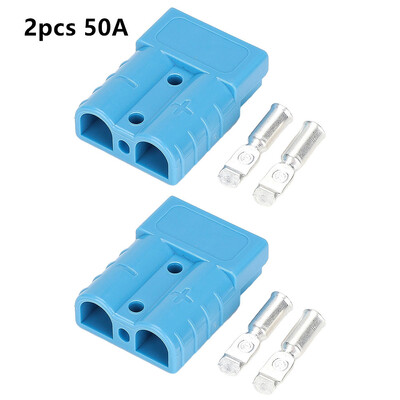 50A/120A 600V akkumulátor csatlakozó Anderson kábelterminálhoz targonca lakókocsi motorkerékpár akkumulátortöltő adapter tápcsatlakozója