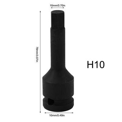 Adaptor priză pentru mașină de găurit electric 12,5 mm cu cap hexagonal Cheie pneumatică Șurub robinet Adaptor priză Piese de schimb Accesorii pentru scule electrice