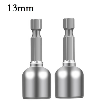 2 gab. ligzdas magnētiskais uzgrieznis Skrūvgriezis 1/4 sešstūra urbja adapteris 8 mm 10 mm 13 mm spēka urbjiem