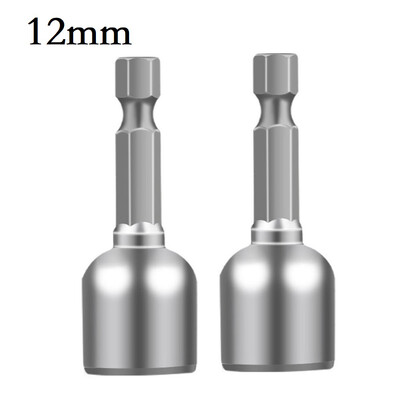 2 gab. ligzdas magnētiskais uzgrieznis Skrūvgriezis 1/4 sešstūra urbja adapteris 8 mm 10 mm 13 mm spēka urbjiem