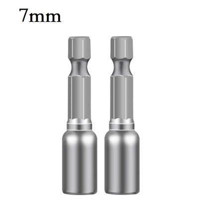 2 gab. ligzdas magnētiskais uzgrieznis Skrūvgriezis 1/4 sešstūra urbja adapteris 8 mm 10 mm 13 mm spēka urbjiem