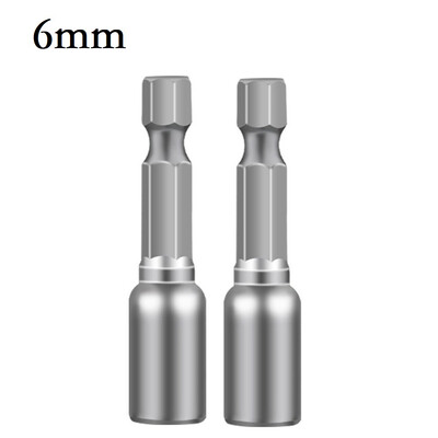 2 gab. ligzdas magnētiskais uzgrieznis Skrūvgriezis 1/4 sešstūra urbja adapteris 8 mm 10 mm 13 mm spēka urbjiem