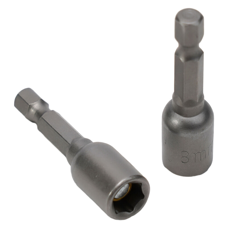 2 gab. ligzdas magnētiskais uzgrieznis Skrūvgriezis 1/4 sešstūra urbja adapteris 8 mm 10 mm 13 mm spēka urbjiem
