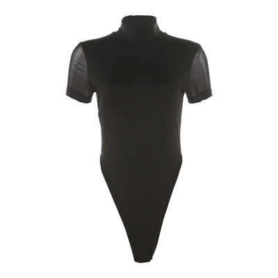 Eiropas un Amerikas pavasara un vasaras sieviešu Y2k moderns apaļš kakla seksīgs sieviešu kombinezons bez muguras