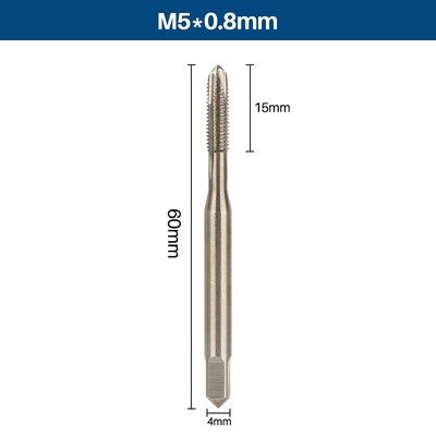 XCAN DIN371 Taroscop cu șurub metric M3/M4/M5/M6/M8/M10/M12/M4 Taroscop mașină cu filet ranforsat Burghiu