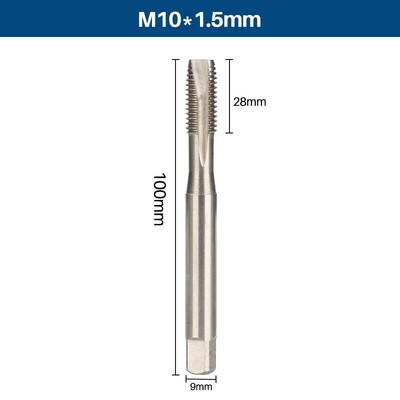 XCAN DIN371 Taroscop cu șurub metric M3/M4/M5/M6/M8/M10/M12/M4 Taroscop mașină cu filet ranforsat Burghiu