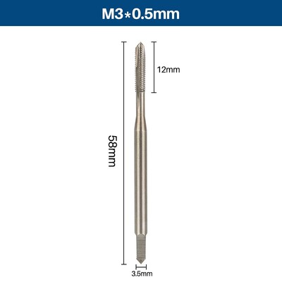 XCAN DIN371 Taroscop cu șurub metric M3/M4/M5/M6/M8/M10/M12/M4 Taroscop mașină cu filet ranforsat Burghiu