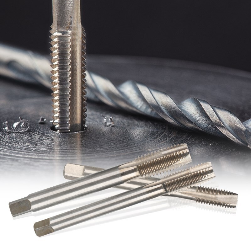 XCAN DIN371 meetriline kruvikraan M3/M4/M5/M6/M8/M10/M12/M4 tugevdatud varre keermekeermega puuriteraga masinkraan