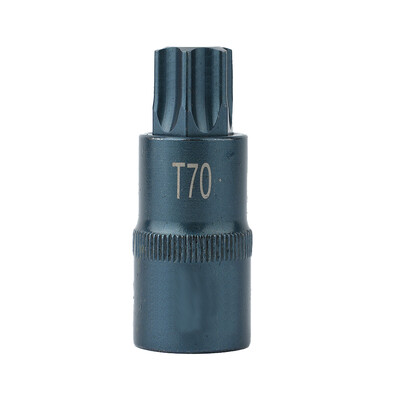 Bit de șurubelniță Torx Adaptor de biți de priză de 1/2 inch T30/T40/T45/T50 T55 T60 T70 Adaptor de priză Torx pentru chei cu clichet unealtă de mână