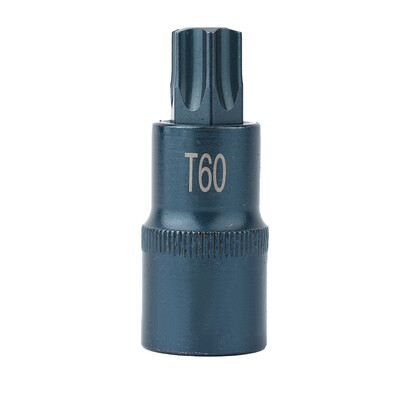 Bit de șurubelniță Torx Adaptor de biți de priză de 1/2 inch T30/T40/T45/T50 T55 T60 T70 Adaptor de priză Torx pentru chei cu clichet unealtă de mână