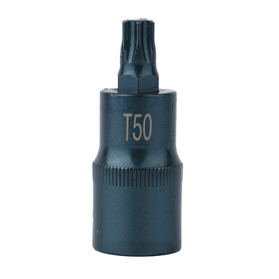 Bit de șurubelniță Torx Adaptor de biți de priză de 1/2 inch T30/T40/T45/T50 T55 T60 T70 Adaptor de priză Torx pentru chei cu clichet unealtă de mână