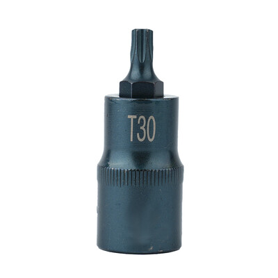 Bit de șurubelniță Torx Adaptor de biți de priză de 1/2 inch T30/T40/T45/T50 T55 T60 T70 Adaptor de priză Torx pentru chei cu clichet unealtă de mână