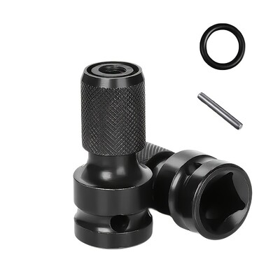 1 gab kvadrātveida piedziņas ligzdas, 1/2 collas kvadrātveida līdz 1/4 collas sešstūra sprūdrata ligzdas uzgriežņu atslēgas adaptera uzgriežņu atslēga, sieviešu skrūvgrieža urbis