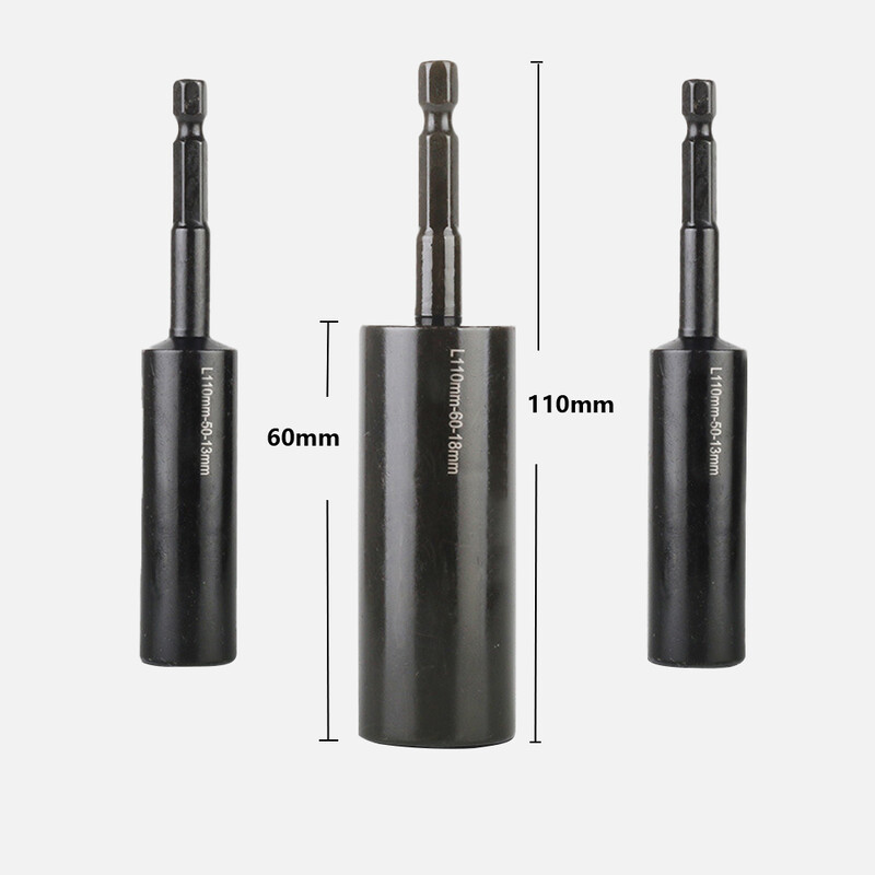 110 mm prehĺbené objímkové kľúče H8 H9 H10 H11 H12 H13 H14 H16 H17 H18 H19 Adaptér na objímku Šesťhranný kľúč na vrtáky Ručné náradie