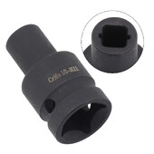 Divgalvu Suqare Tap Die Socket Adapter 1/2 \`\` Driver Skrūves vītņošanas rīks pneimatiskajam sprūdrata uzgriežņu atslēgas M6-M24 sērijas urbjam