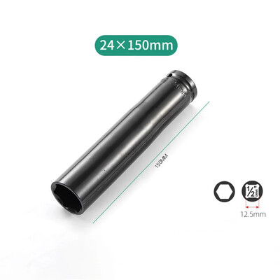 1 bucată 150 mm adâncime cheie hexagonală 1/2 "adaptor priză de antrenare cheie priză cheie electrică pentru unelte pneumatice cu aer