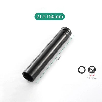 1 bucată 150 mm adâncime cheie hexagonală 1/2 "adaptor priză de antrenare cheie priză cheie electrică pentru unelte pneumatice cu aer