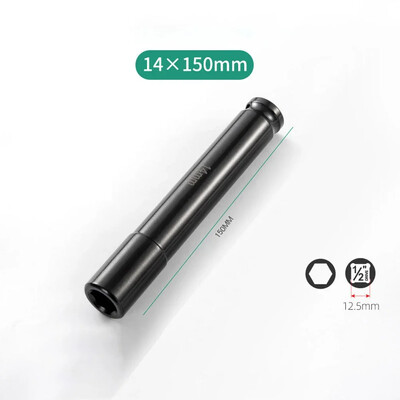 1 bucată 150 mm adâncime cheie hexagonală 1/2 "adaptor priză de antrenare cheie priză cheie electrică pentru unelte pneumatice cu aer