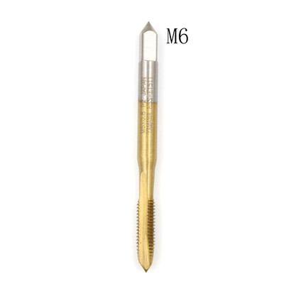 Mașină de titan HSS de înaltă calitate, robinet de găurit cu robinet din dreapta, punct spiralat, filet, robinet cu mâner M2/M2.5/M3/M3.5/M4/M5/M6/M8