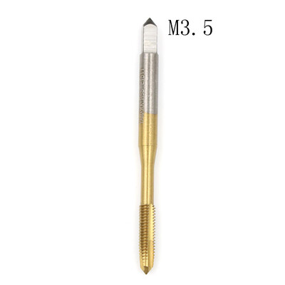 Mașină de titan HSS de înaltă calitate, robinet de găurit cu robinet din dreapta, punct spiralat, filet, robinet cu mâner M2/M2.5/M3/M3.5/M4/M5/M6/M8