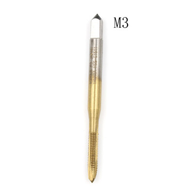 Mașină de titan HSS de înaltă calitate, robinet de găurit cu robinet din dreapta, punct spiralat, filet, robinet cu mâner M2/M2.5/M3/M3.5/M4/M5/M6/M8