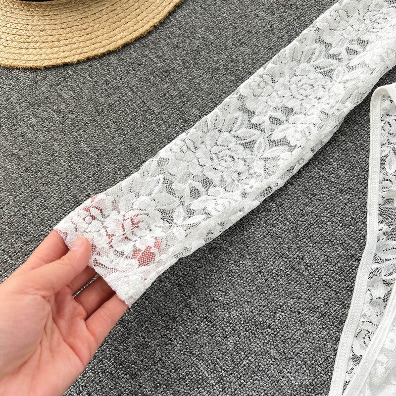 Body sexy din dantelă din plasă, la modă, cu mânecă lungă, cu decolteu în V, dintr-o bucată, de bază, dulce caldă, pentru femei, imprimeu, gotic, subțire, îmbrăcăminte de stradă.