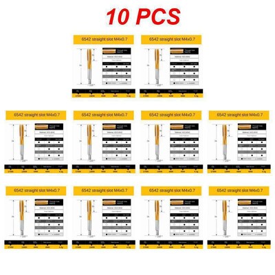 1 ~ 10 bucăți burghiu cu șurub de acoperire din titan M2 M2.5 M3 M3.5 M5 M6 M8 M10 unelte de mână cu filet drept metric pentru robinet