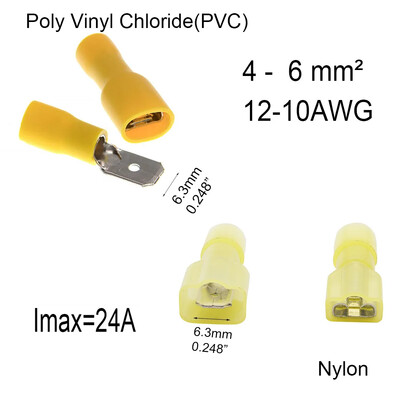 60 gab. Lāpstas spailes vīrišķā savienotāja uzgaļa vadu spailes savienojuma spailes stiepļu gofrēšanas savienotāju sortimentam
