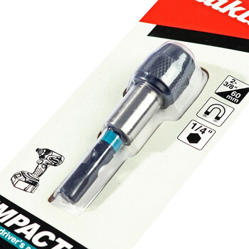 Makita E-08791 Impact Black Magnetic Bit Holder 60MM 1/4\