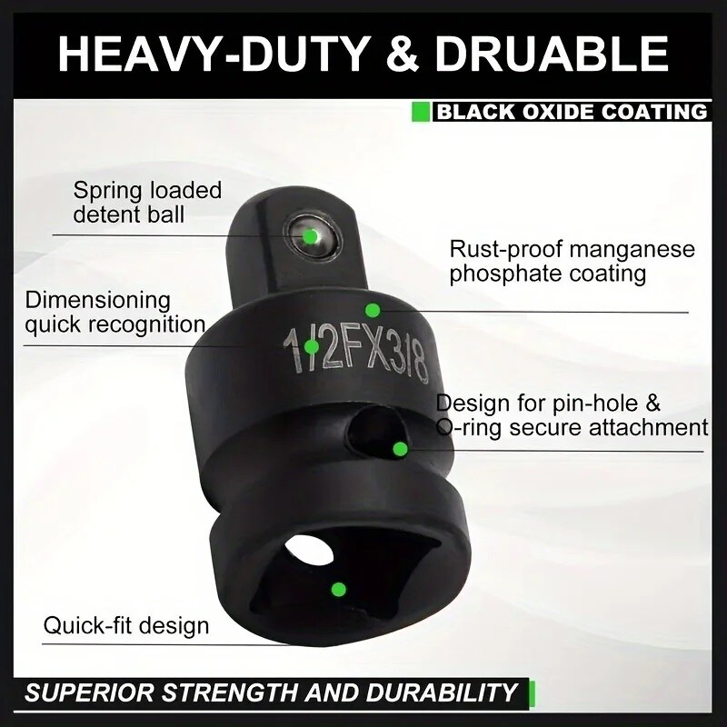 6 gab. ligzdas pārveidotāja adaptera komplekts rokas instrumentiem, reduktora adapteris 1/4 1/2 3/8 3/4 automašīnu velosipēdu darbnīcas remonta instrumentam ar kastīti