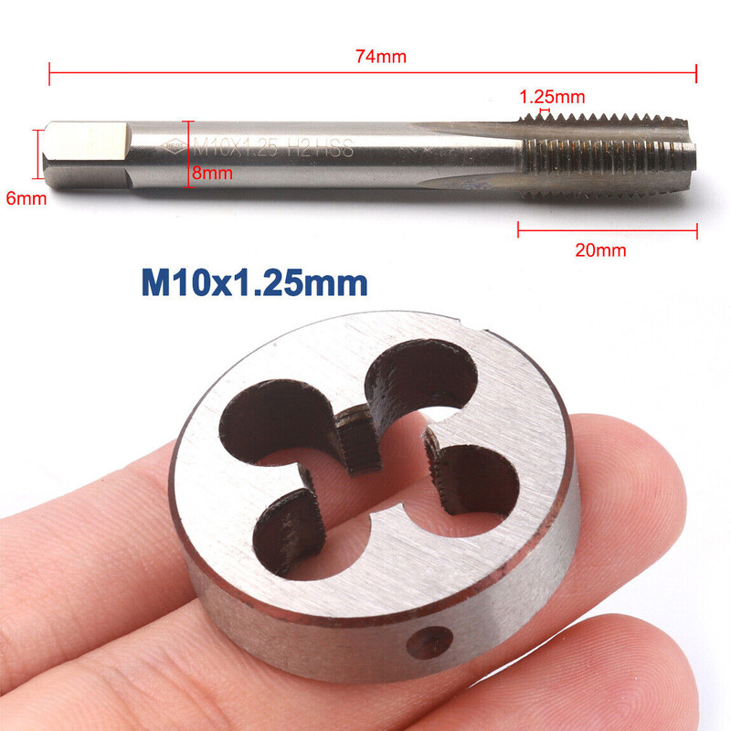 Filet cu filet M10/M12/M14/M16 Filet metric HSS Filetare mașină Dop conic Filet rotund