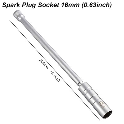 Magnētiskā aizdedzes sveces ligzda Atslēgas uzgriežņu atslēga Adapteris Grozāmais garais pagarinājums Instalējiet Nomainiet remonta komplektu Griezes moments Noņemiet noņemšanas spraugas rīku