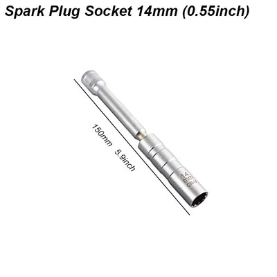 Magnētiskā aizdedzes sveces ligzda Atslēgas uzgriežņu atslēga Adapteris Grozāmais garais pagarinājums Instalējiet Nomainiet remonta komplektu Griezes moments Noņemiet noņemšanas spraugas rīku