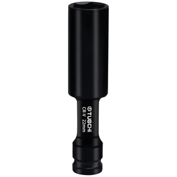 CRV 1/2 ιντσών Drive Impact Socket 7-24mm Deep Shallow Extra Long Socket Thin Outer Layer Hex Socket για επισκευή μηχανημάτων αυτοκινήτου