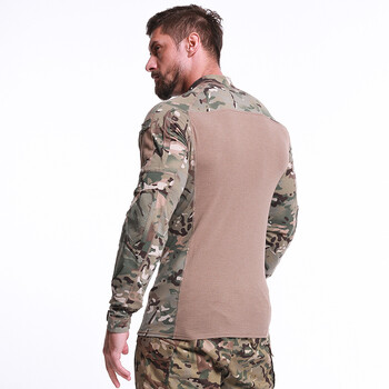 Ενδύματα τακτικής Μακρυμάνικο Combat Jersey Gen.4 Frog Suit Camouflage T-shirt Στρατιωτικό πουκάμισο για άνδρες Μπλουζάκια με φερμουάρ Paintball εξωτερικού χώρου