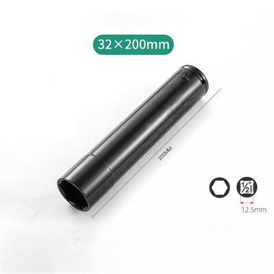 200 mm adâncime cheie hexagonală cu cap 1/2" Adaptor de antrenare extra lungă cheie hexagonală cu impact unealta de mână 14-32mm