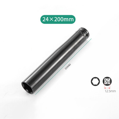 200 mm adâncime cheie hexagonală cu cap 1/2" Adaptor de antrenare extra lungă cheie hexagonală cu impact unealta de mână 14-32mm