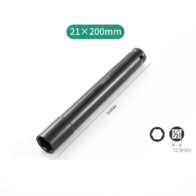 200 mm adâncime cheie hexagonală cu cap 1/2" Adaptor de antrenare extra lungă cheie hexagonală cu impact unealta de mână 14-32mm