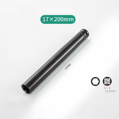 200 mm adâncime cheie hexagonală cu cap 1/2" Adaptor de antrenare extra lungă cheie hexagonală cu impact unealta de mână 14-32mm