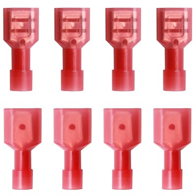 100 tk nailonlabida kiirlahutusühenduste komplekt, elektriisolatsiooniga klemmid, isas- ja emaslabida traadi pressimisklemm